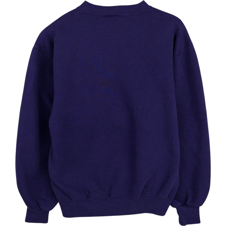 90'S Russell College Sweatshirt, Made in USA, Men's M, Vintage cotton purple type Vintage Second Hand