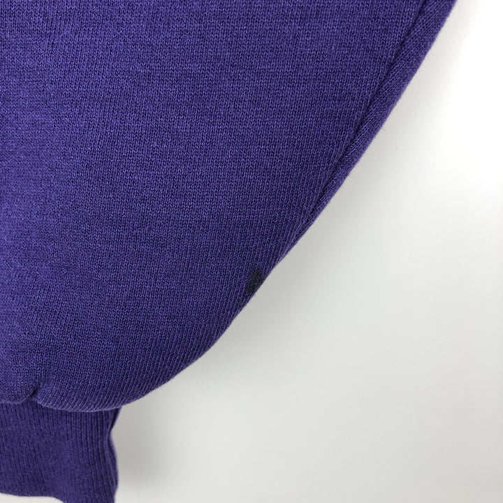 90'S Russell College Sweatshirt, Made in USA, Men's M, Vintage cotton purple type Vintage Second Hand