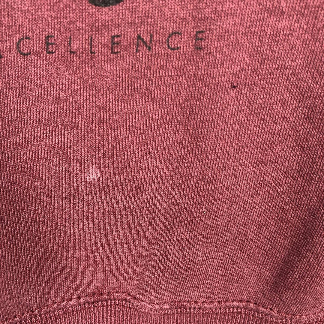 90'S Lee College Sweatshirt, Made in USA, Men's L, Vintage cotton wine-red Vintage Second Hand