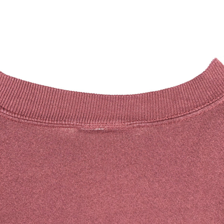 90'S Lee College Sweatshirt, Made in USA, Men's L, Vintage cotton wine-red Vintage Second Hand