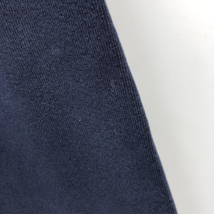 90'S Santee MICHIGAN University of Michigan College Sweatshirt, Made in USA, Men's XL equivalent, Vintage polyester navy blue type Vintage Second Hand