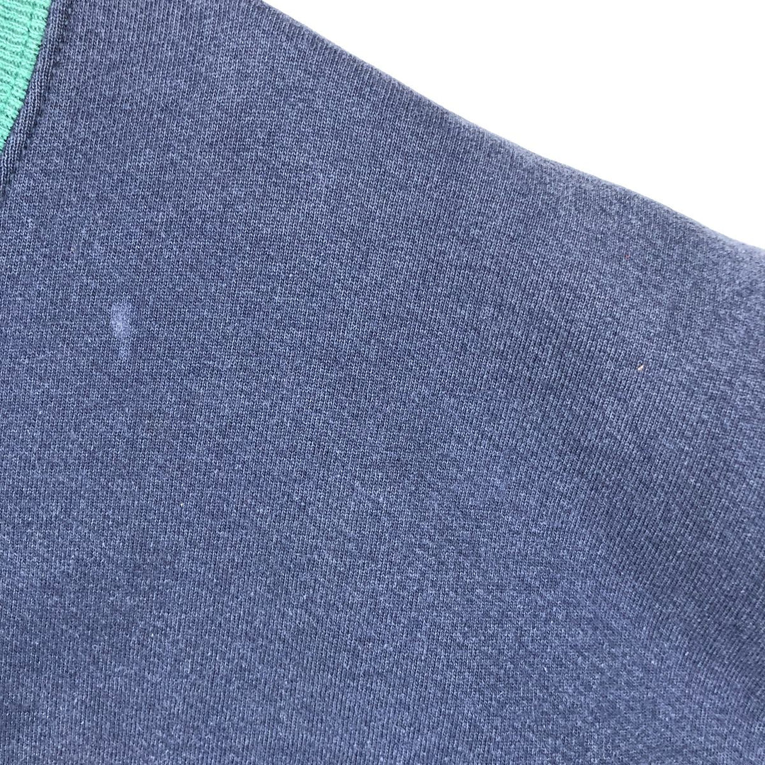 GEAR College Sweatshirt, Made in USA, Men's Size L (Equivalent), Vintage cotton navy blue type Vintage Second Hand