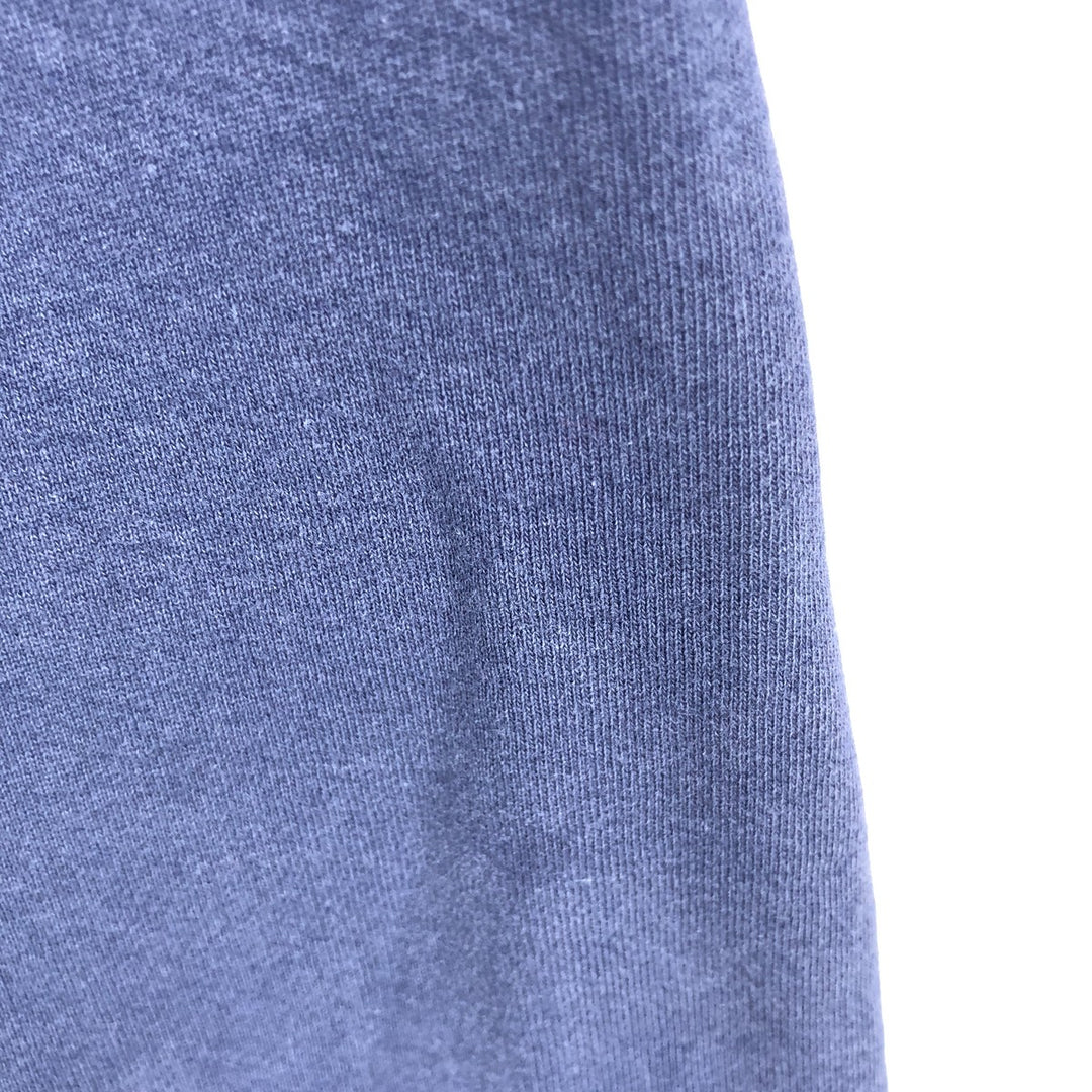 GEAR College Sweatshirt, Made in USA, Men's Size L (Equivalent), Vintage cotton navy blue type Vintage Second Hand