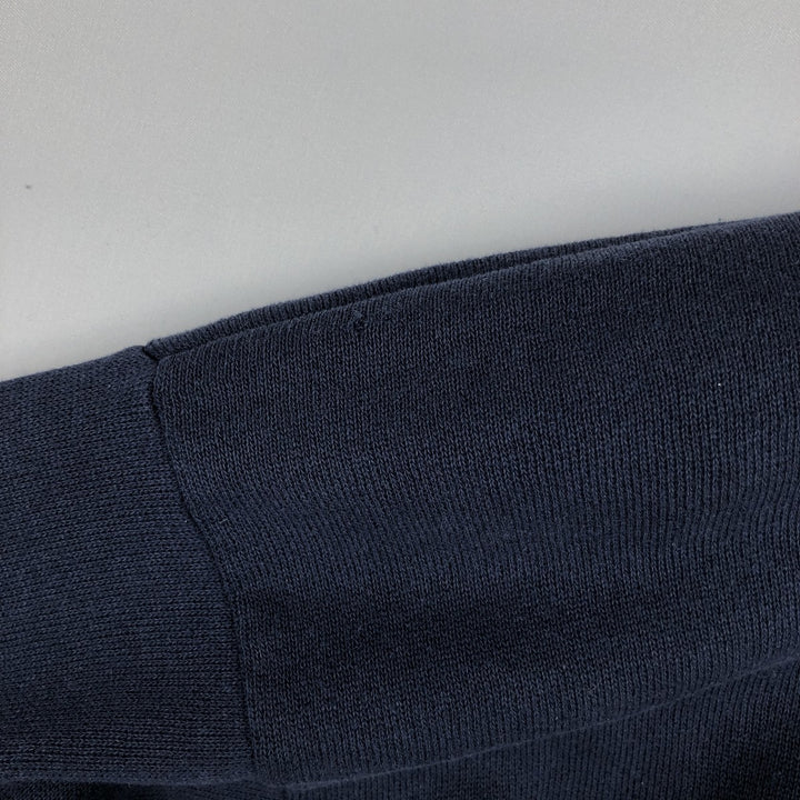 90'S TULTEX College Sweatshirt, Made in USA, Men's XXL equivalent, Vintage cotton navy blue type Vintage Second Hand