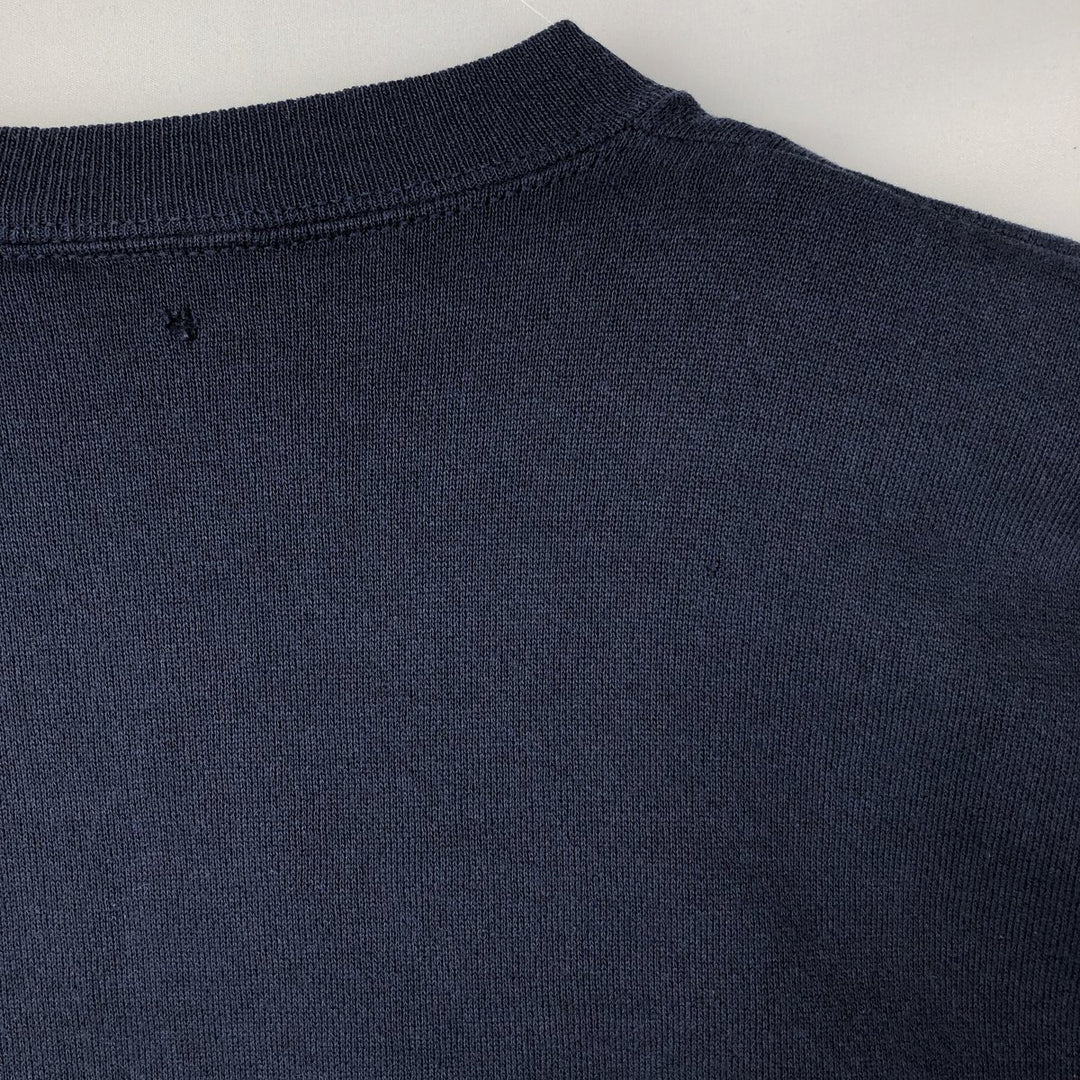 90'S TULTEX College Sweatshirt, Made in USA, Men's XXL equivalent, Vintage cotton navy blue type Vintage Second Hand