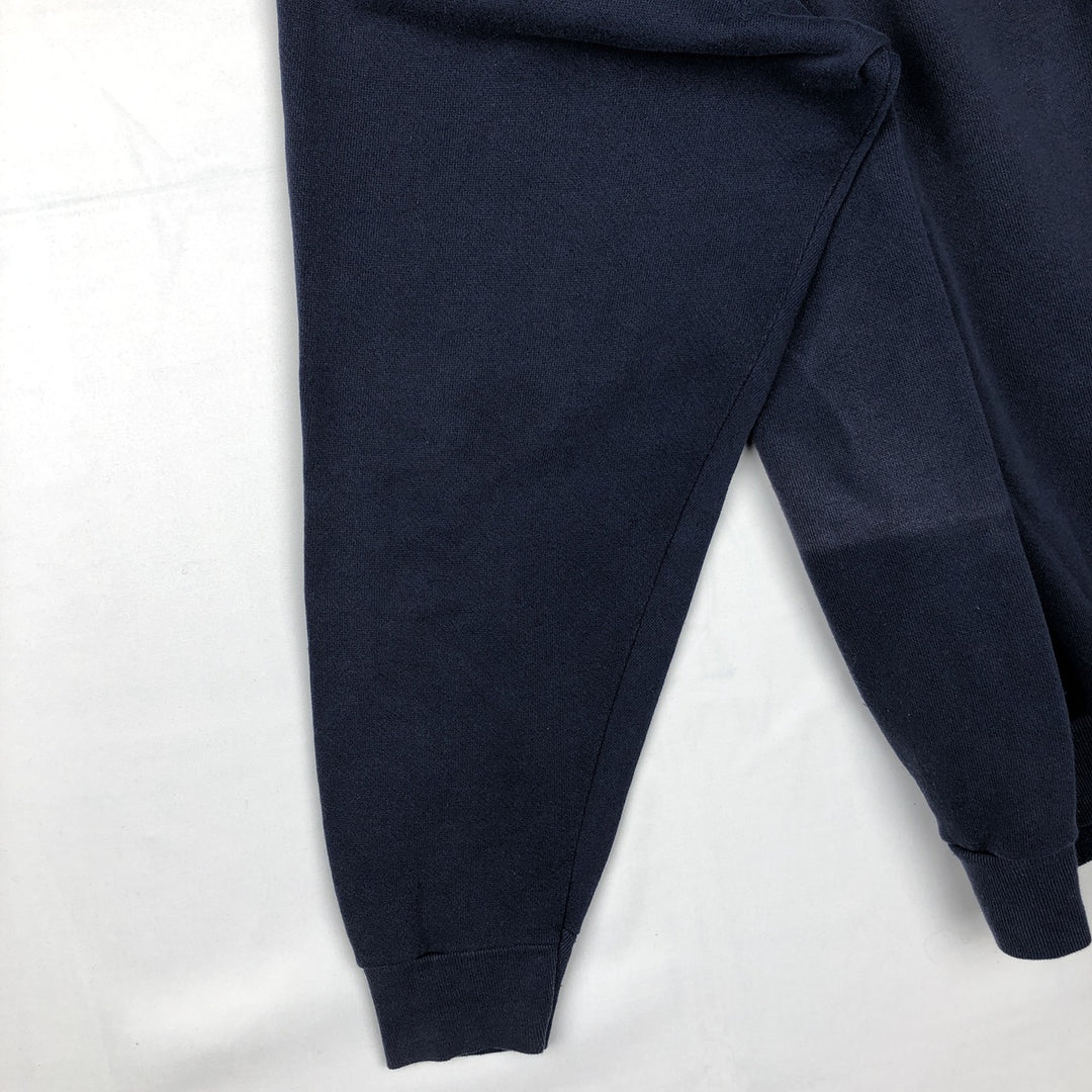 90'S TULTEX College Sweatshirt, Made in USA, Men's XXL equivalent, Vintage cotton navy blue type Vintage Second Hand