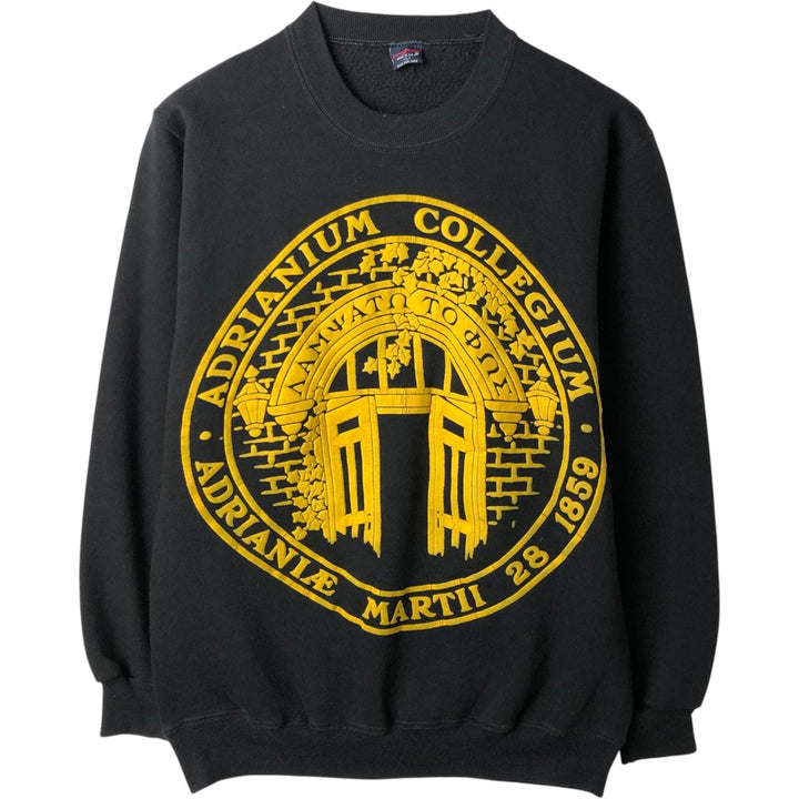 Vintage 90'S Jansport college sweatshirt, made in the USA, size L, men's polyester black type Vintage Second Hand