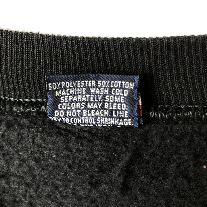 Vintage 90'S Jansport college sweatshirt, made in the USA, size L, men's polyester black type Vintage Second Hand