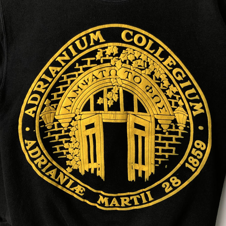 Vintage 90'S Jansport college sweatshirt, made in the USA, size L, men's polyester black type Vintage Second Hand