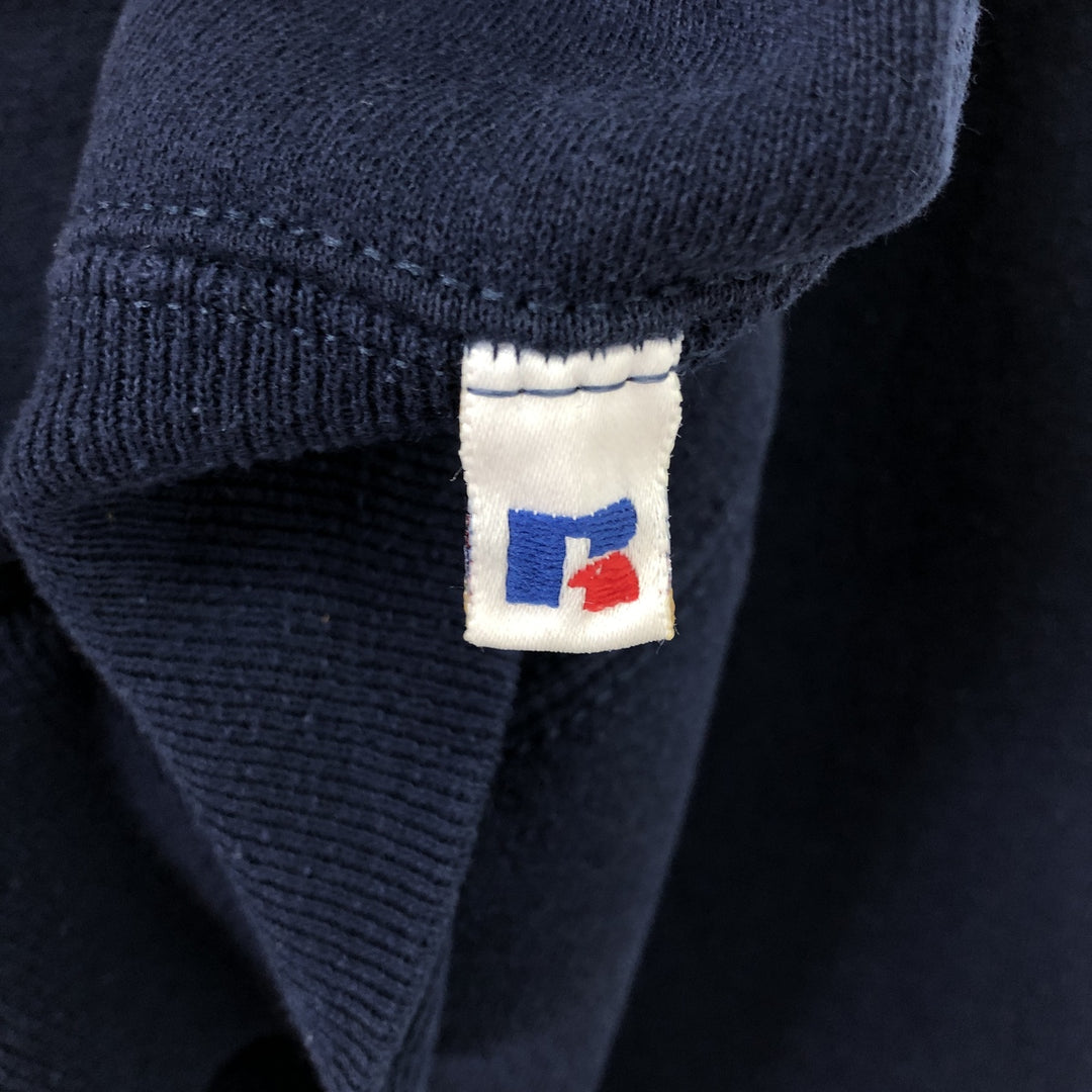 Vintage 90'S Russell ATHLETIC sweatshirt, Made in USA, Men's XL cotton navy blue type Vintage Second Hand