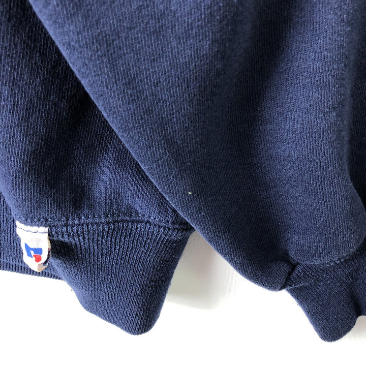 Vintage 90'S Russell ATHLETIC sweatshirt, Made in USA, Men's XL cotton navy blue type Vintage Second Hand