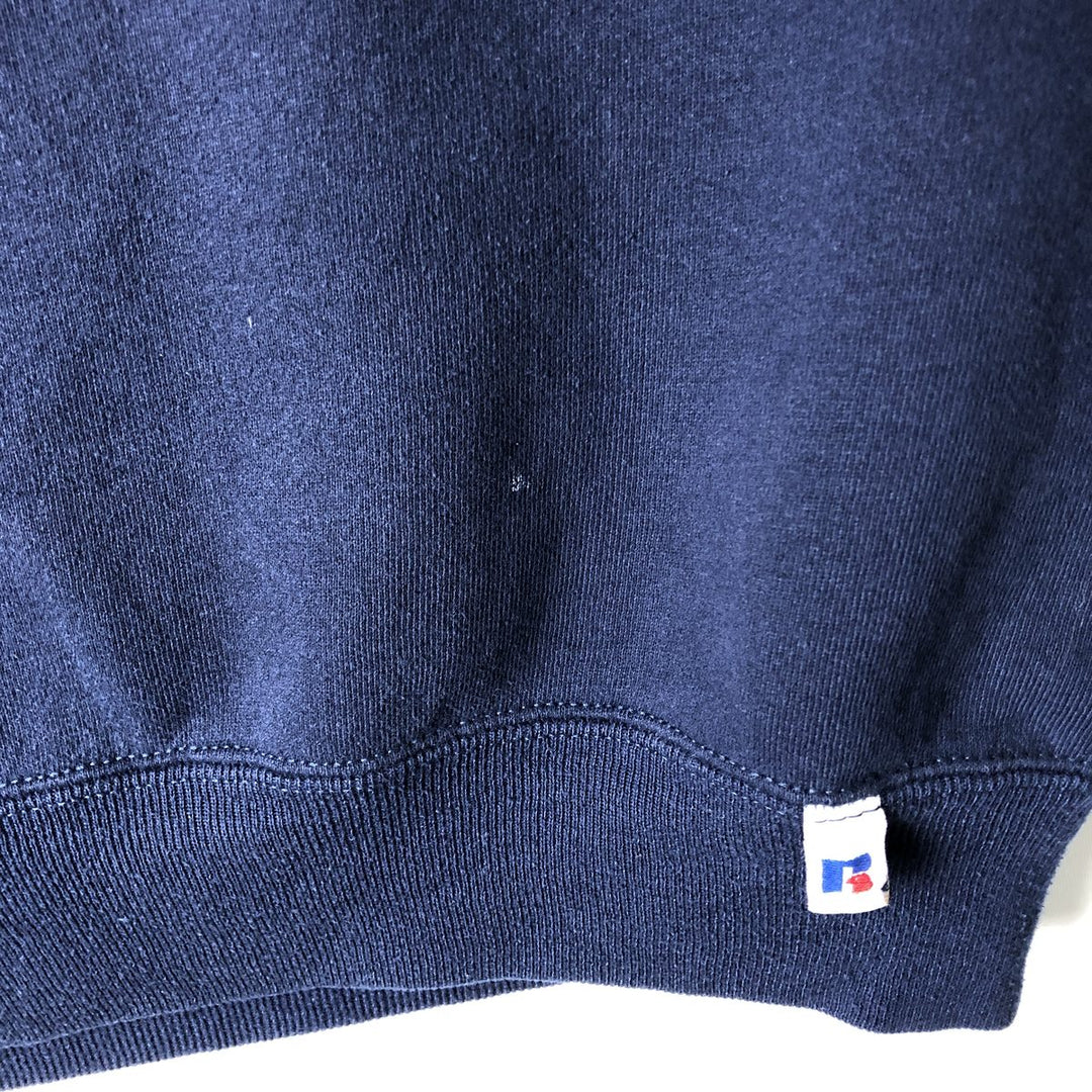 Vintage 90'S Russell ATHLETIC sweatshirt, Made in USA, Men's XL cotton navy blue type Vintage Second Hand