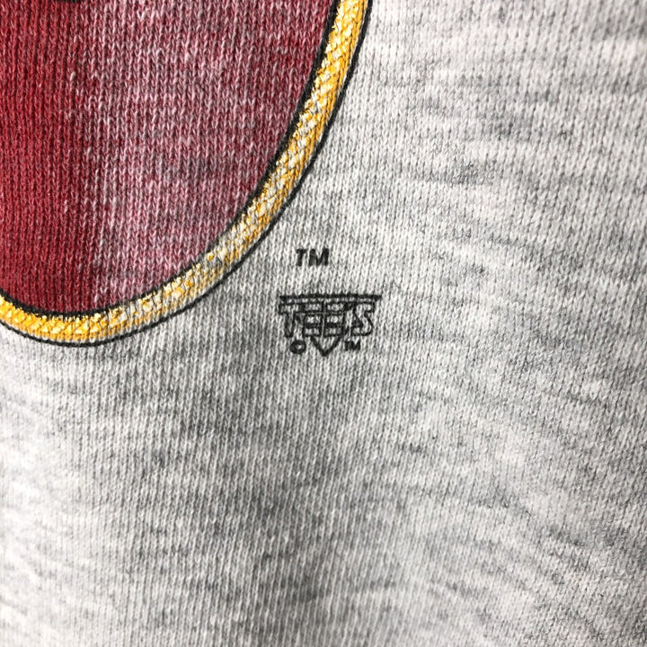 Vintage 90'S Tultex college sweatshirt, made in the USA, size L, men's cotton gray type Vintage Second Hand