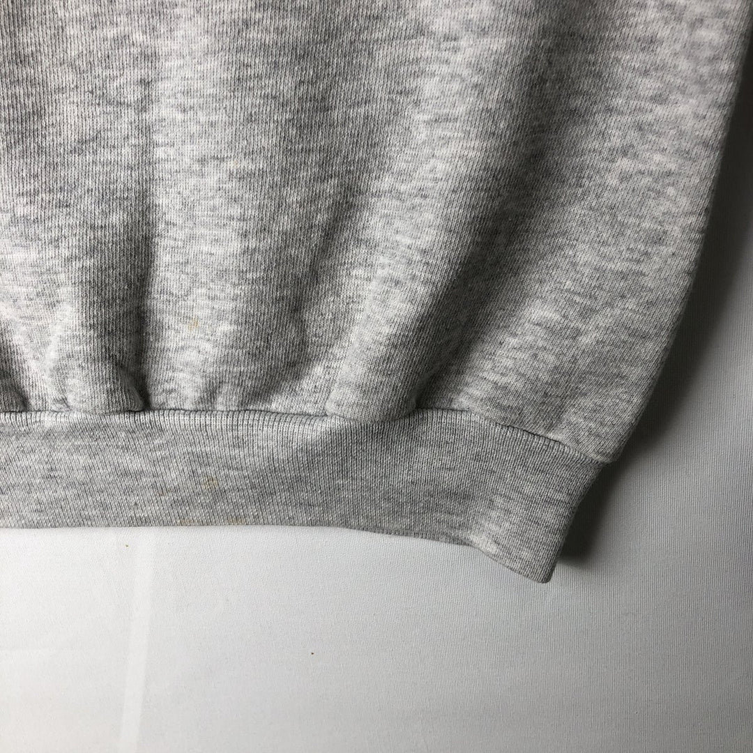 Vintage 90'S Tultex college sweatshirt, made in the USA, size L, men's cotton gray type Vintage Second Hand