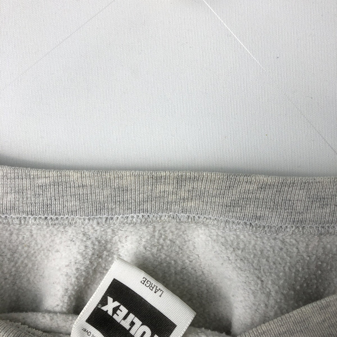 Vintage 90'S Tultex college sweatshirt, made in the USA, size L, men's cotton gray type Vintage Second Hand