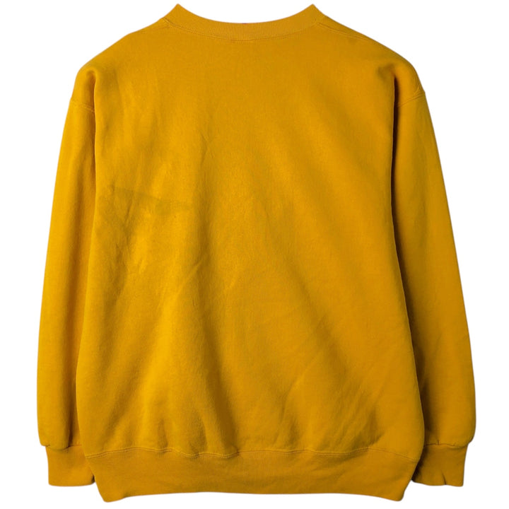 Vintage 90'S Russell ATHLETIC sweatshirt, Made in USA, Men's XL cotton yellow type Vintage Second Hand