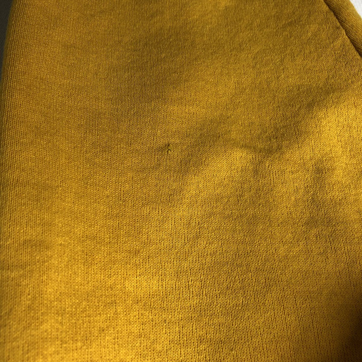 Vintage 90'S Russell ATHLETIC sweatshirt, Made in USA, Men's XL cotton yellow type Vintage Second Hand