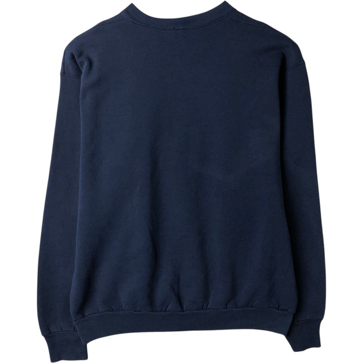 90'S Fruit of the Loom MICHIGAN University of Michigan College Sweatshirt, Made in USA, Men's XL equivalent. unclear navy blue type Vintage Second Hand