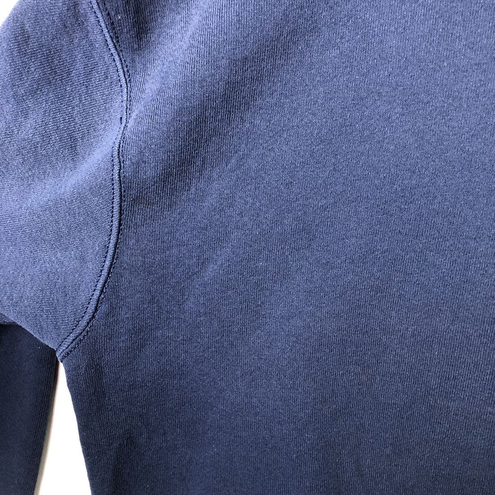 90'S Fruit of the Loom MICHIGAN University of Michigan College Sweatshirt, Made in USA, Men's XL equivalent. unclear navy blue type Vintage Second Hand