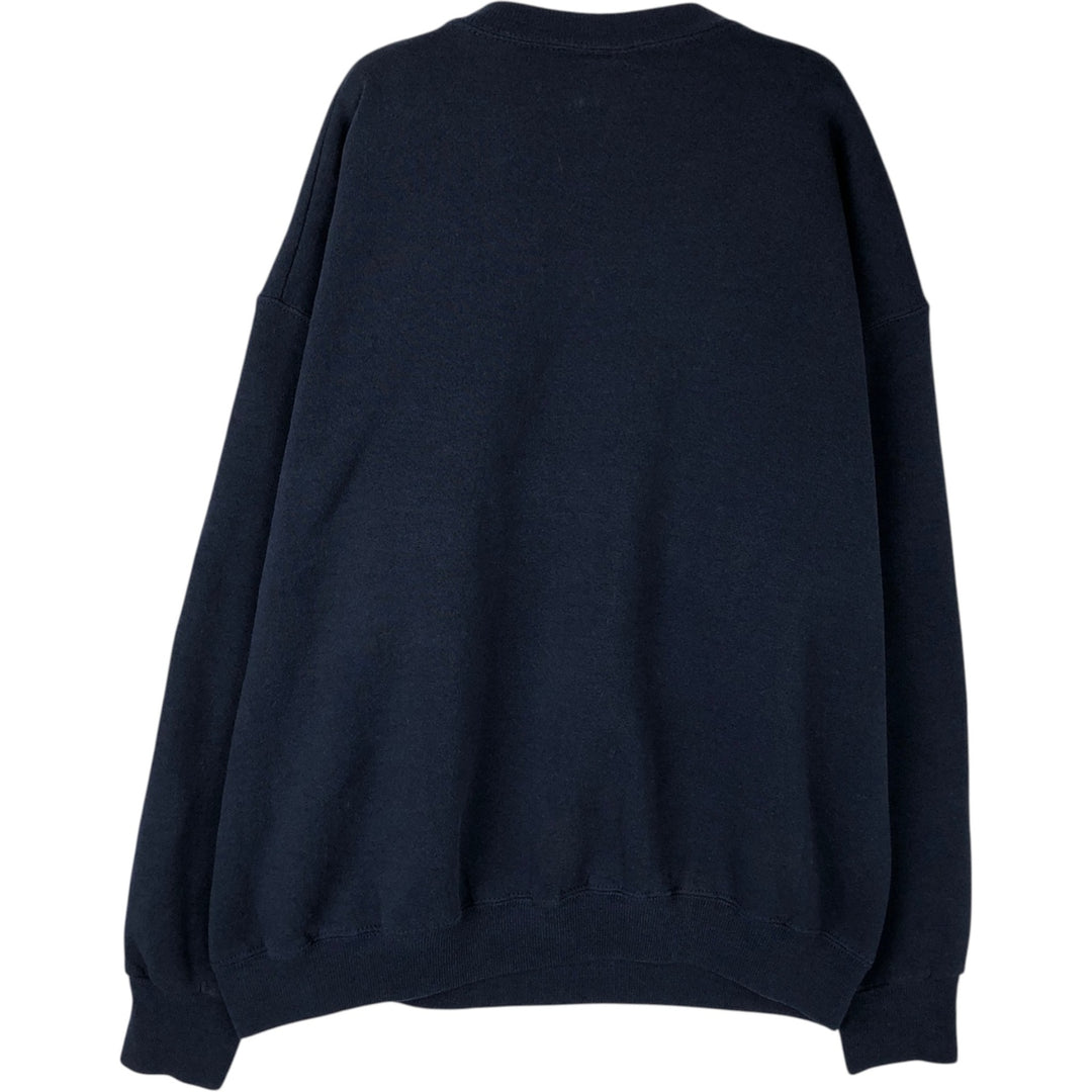 90'S NUTMEG Notre Dame University College Sweatshirt, Made in USA, Men's XL equivalent, Vintage cotton navy blue type Vintage Second Hand