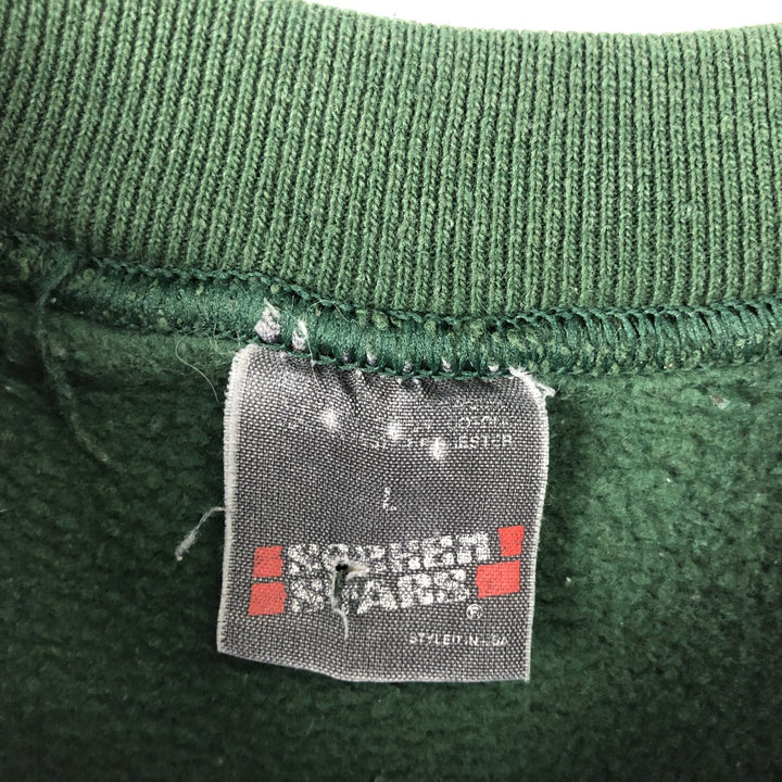 90'S Screen Stars Oxford University College Sweatshirt, Men's Size L (approx.), Vintage unclear green type Vintage Second Hand