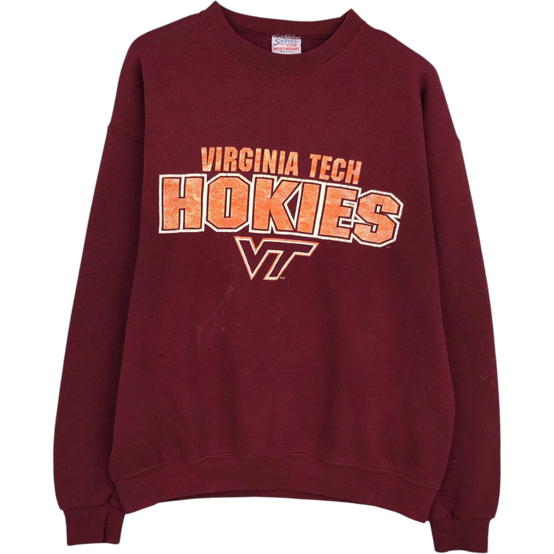 90'S Genus Wisconsin University of Wisconsin College Sweatshirt, Made in USA, Men's XL equivalent, Vintage cotton navy blue type Vintage Second Hand