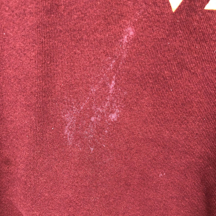 90'S Genus Wisconsin University of Wisconsin College Sweatshirt, Made in USA, Men's XL equivalent, Vintage cotton navy blue type Vintage Second Hand