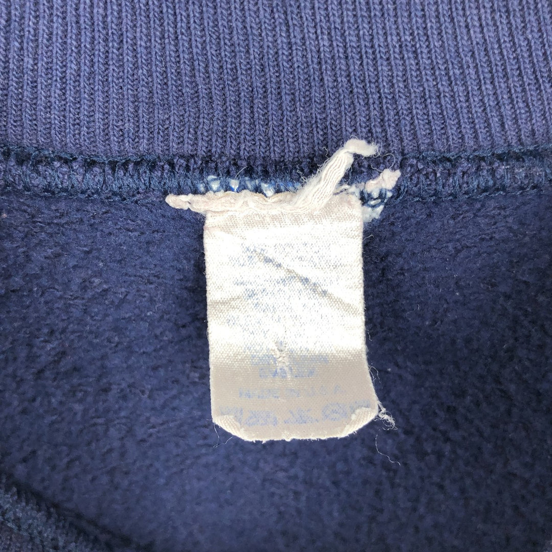 Russell Boston College Sweatshirt, Made in USA, Men's Size L (approx.) cotton navy blue type Vintage Second Hand