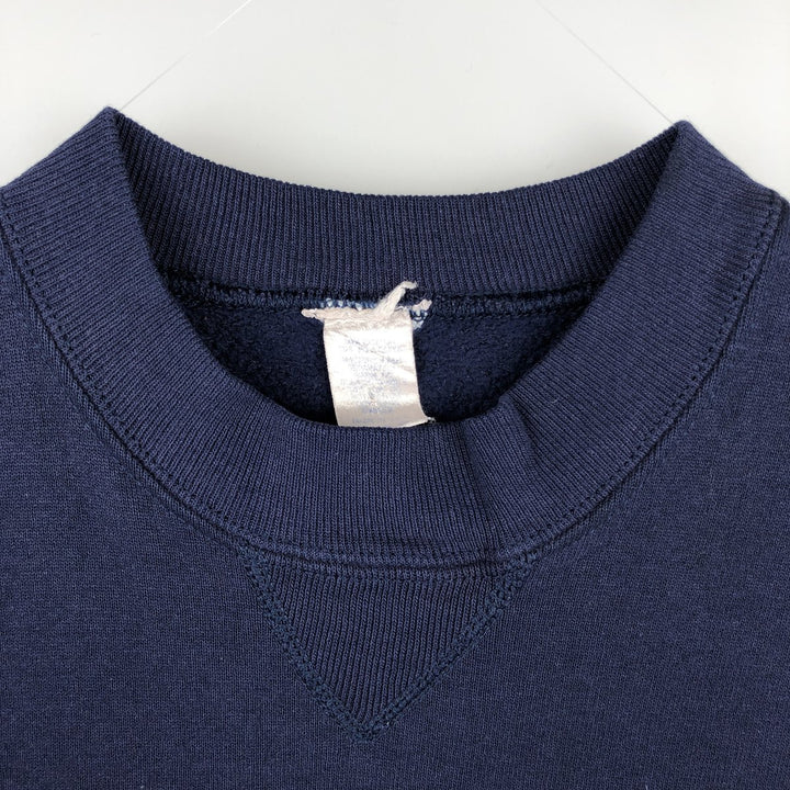 Russell Boston College Sweatshirt, Made in USA, Men's Size L (approx.) cotton navy blue type Vintage Second Hand