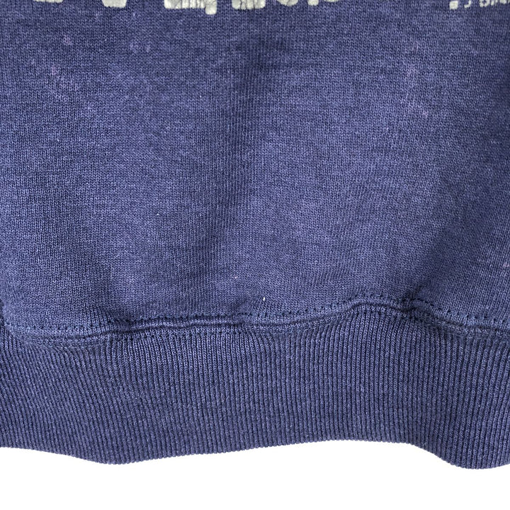 Russell Boston College Sweatshirt, Made in USA, Men's Size L (approx.) cotton navy blue type Vintage Second Hand