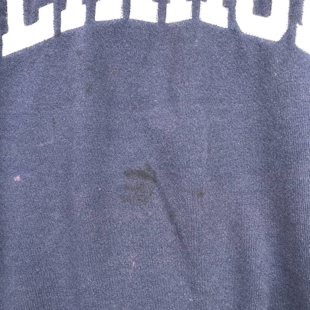 Vintage 90'S Jansport college sweatshirt, made in the USA, size L, men's cotton navy blue type Vintage Second Hand