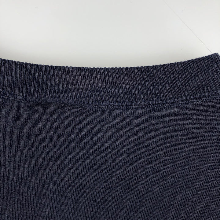 Vintage 90'S Jansport college sweatshirt, made in the USA, size L, men's cotton navy blue type Vintage Second Hand