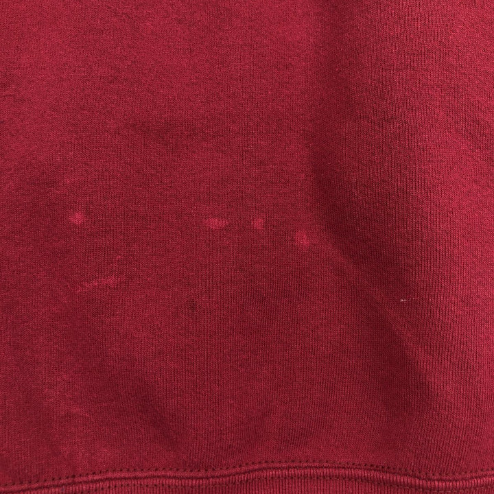 90'S Fruit of the Loom College Sweatshirt, Made in USA, Men's Size L, Vintage cotton red type Vintage Second Hand