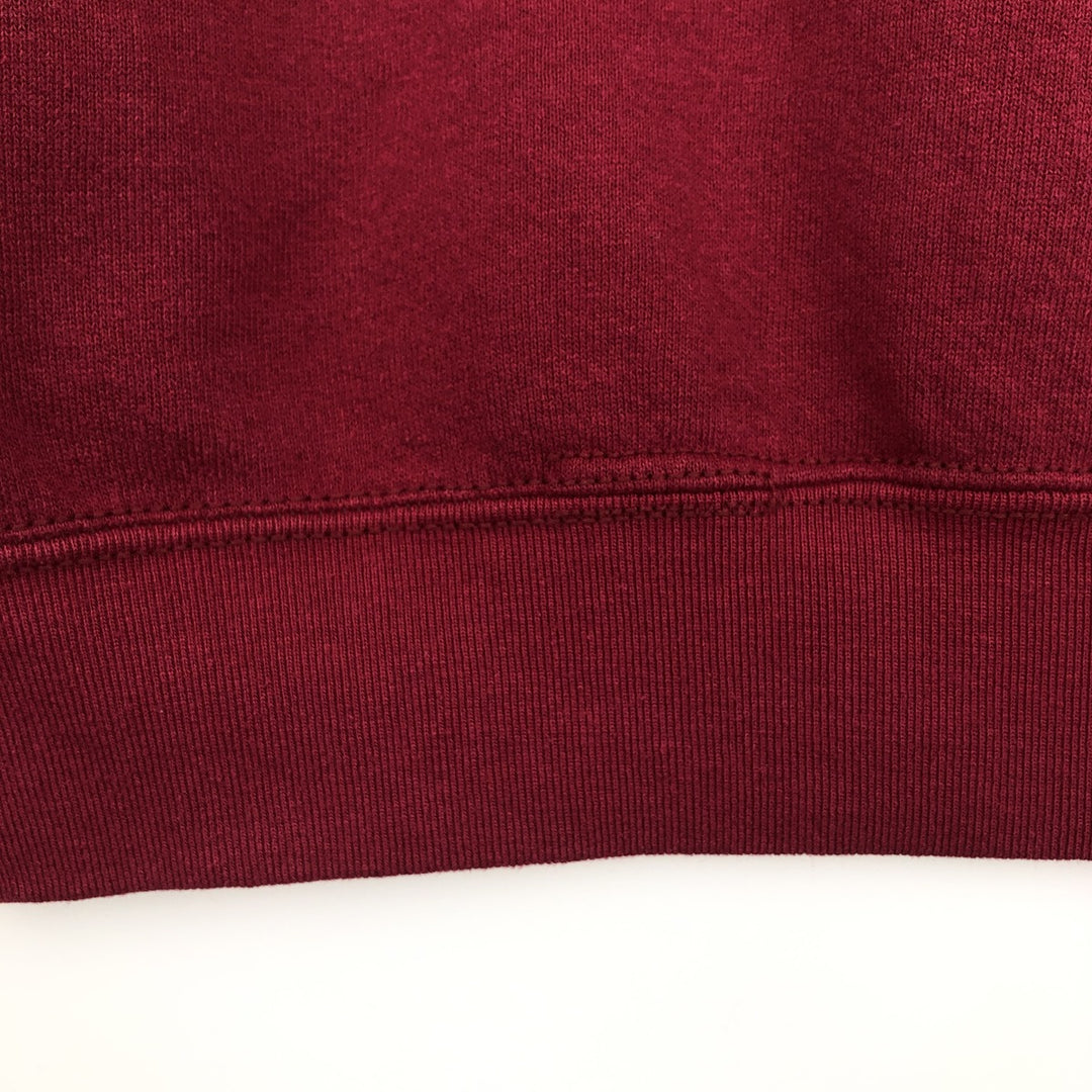 90'S Fruit of the Loom College Sweatshirt, Made in USA, Men's Size L, Vintage cotton red type Vintage Second Hand