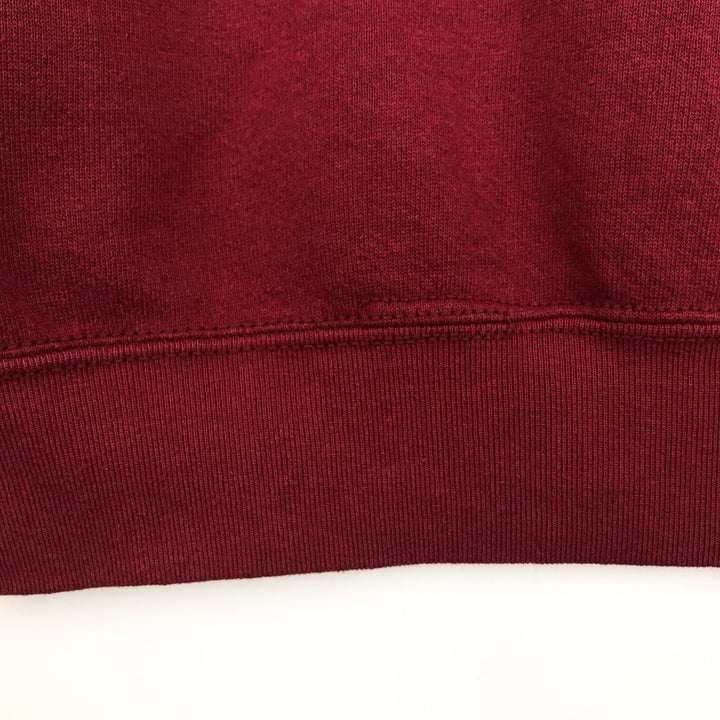 90'S Fruit of the Loom College Sweatshirt, Made in USA, Men's Size L, Vintage cotton red type Vintage Second Hand