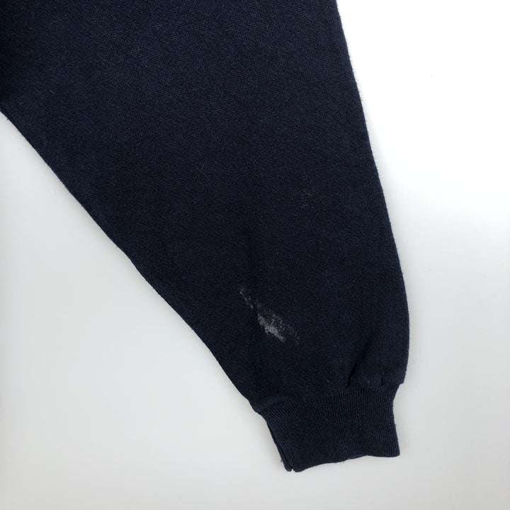 TNT Print College Sweatshirt, Made in USA, Men's XXL equivalent. cotton navy blue type Vintage Second Hand
