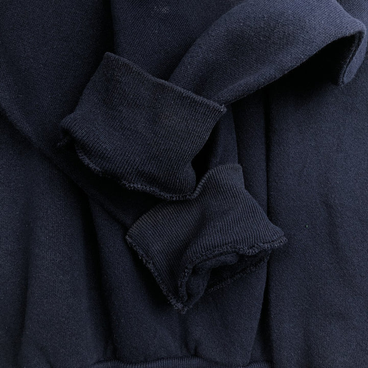 TNT Print College Sweatshirt, Made in USA, Men's XXL equivalent. cotton navy blue type Vintage Second Hand