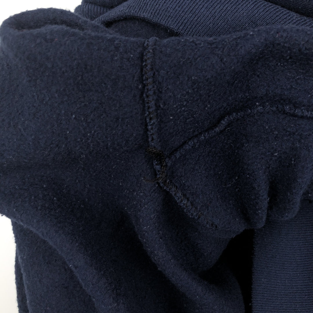 TNT Print College Sweatshirt, Made in USA, Men's XXL equivalent. cotton navy blue type Vintage Second Hand