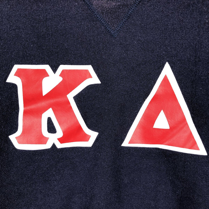 90'S Russell College Sweatshirt, Made in USA, Men's XL, Vintage polyester navy blue type Vintage Second Hand