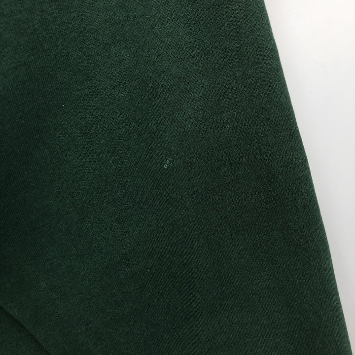 90'S Jansport College Sweatshirt, Made in USA, Men's XL, Vintage polyester Green type dark green Vintage Second Hand