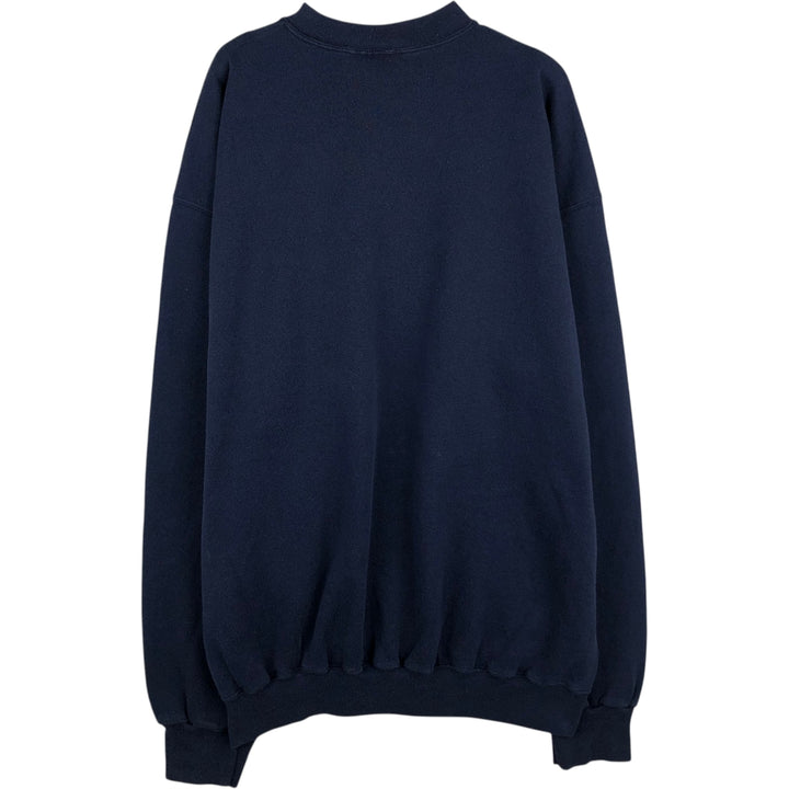 Tultex College Sweatshirt, Men's XXL (approx.), Vintage cotton navy blue type Vintage Second Hand