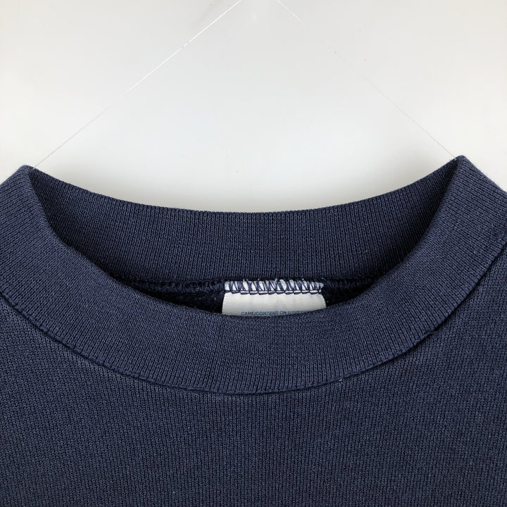 90'S Discus Athletic College Sweatshirt, Made in USA, Men's XL equivalent, Vintage cotton navy blue type Vintage Second Hand