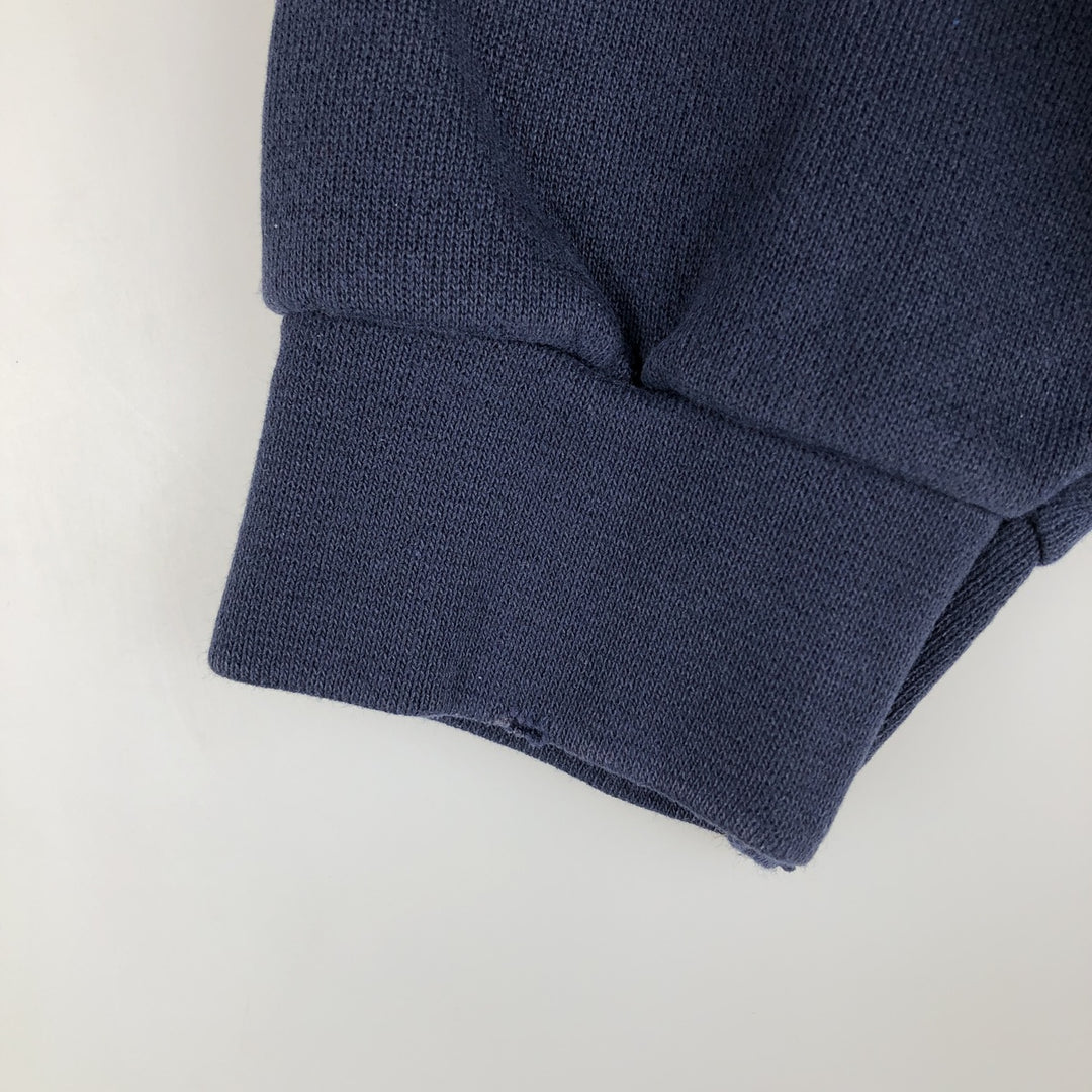 90'S Discus Athletic College Sweatshirt, Made in USA, Men's XL equivalent, Vintage cotton navy blue type Vintage Second Hand