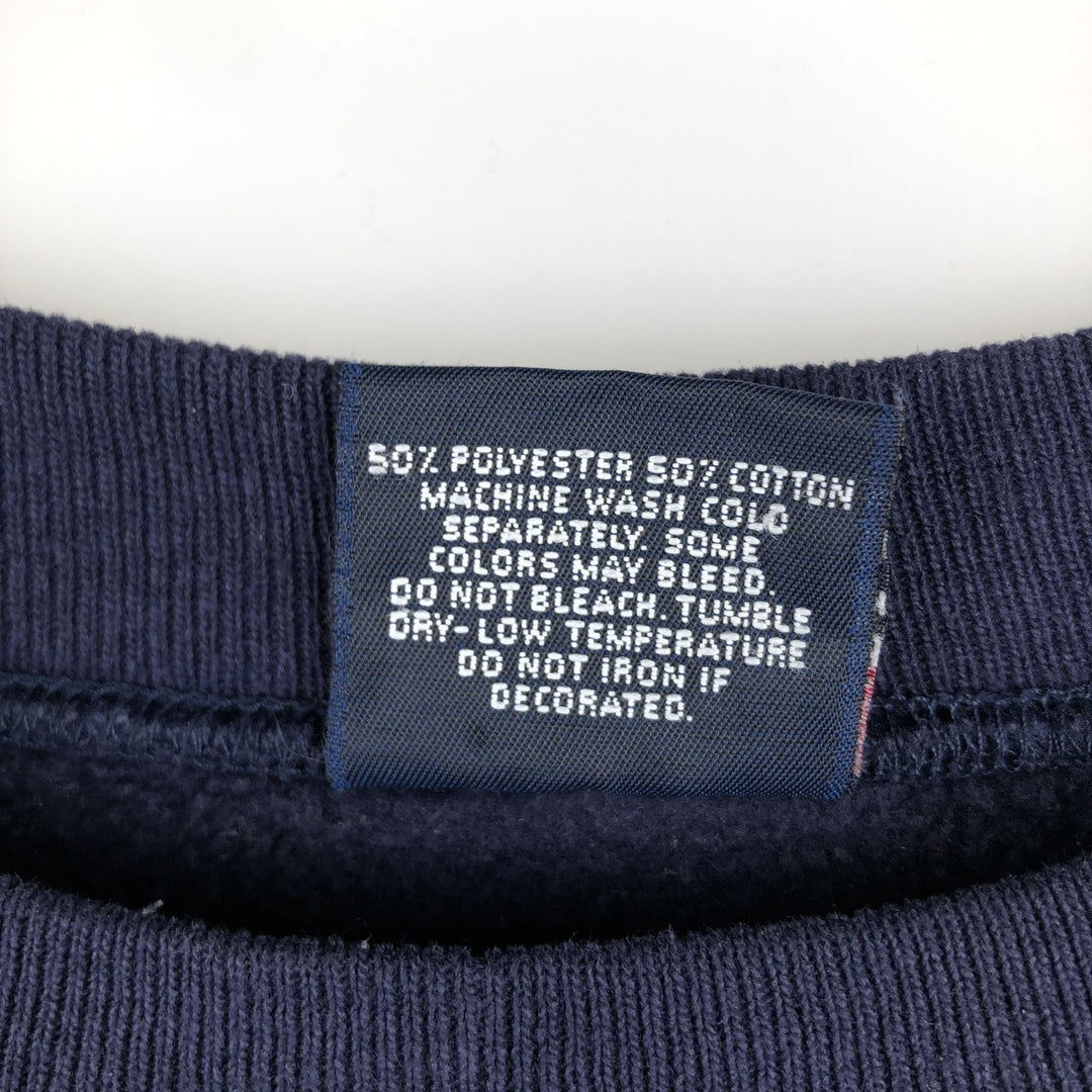 90'S Jansport College Sweatshirt, Made in USA, Men's XL, Vintage cotton navy blue type Vintage Second Hand