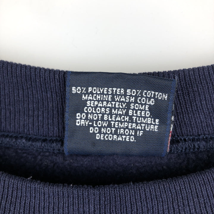 90'S Jansport College Sweatshirt, Made in USA, Men's XL, Vintage cotton navy blue type Vintage Second Hand