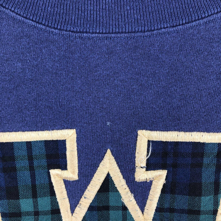 90'S Jansport College Sweatshirt, Made in USA, Men's XL, Vintage cotton navy blue type Vintage Second Hand