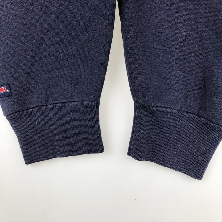 90'S Jansport College Sweatshirt, Made in USA, Men's XL, Vintage cotton navy blue type Vintage Second Hand