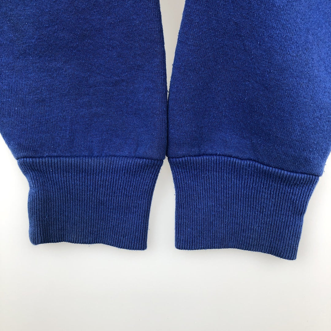 1980'S Russell College Sweatshirt, Made in USA, Men's Size L (approx.), Vintage cotton blue type Vintage Second Hand