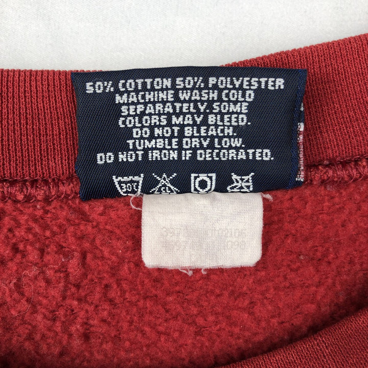 Vintage 90'S Jansport college sweatshirt, made in the USA, size L, men's cotton red type Vintage Second Hand