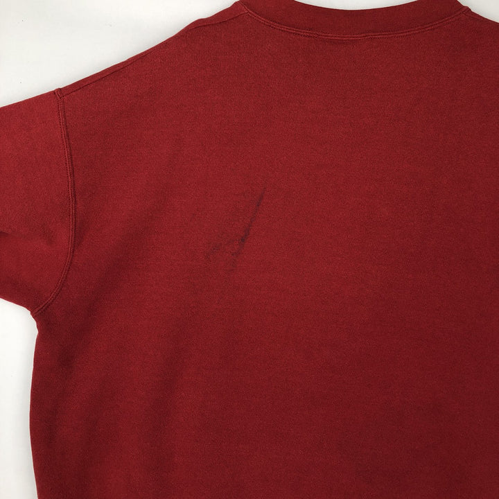 Vintage 90'S Jansport college sweatshirt, made in the USA, size L, men's cotton red type Vintage Second Hand